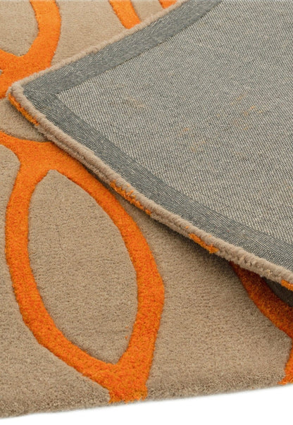 Matrix Wire Handmade Tufted Wool Carpet - Corner