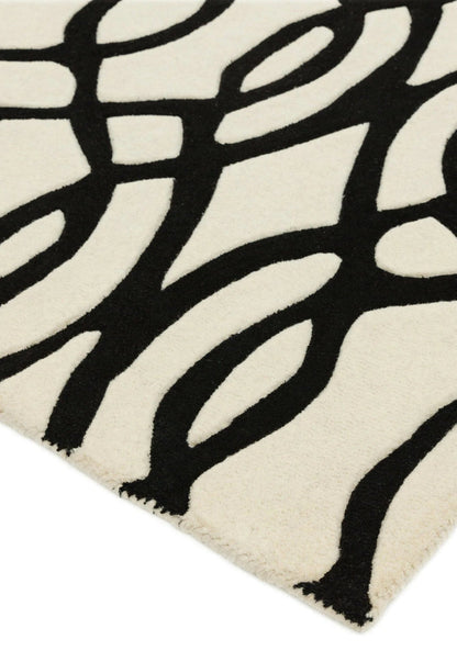 Matrix Whitner Handmade Tufted Wool Carpet - Corner