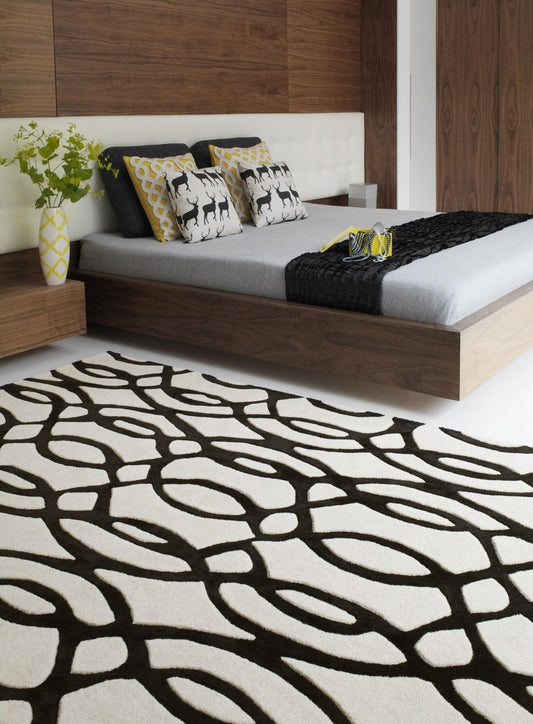 Matrix Whitner Handmade Tufted Wool Carpet - Floorshot