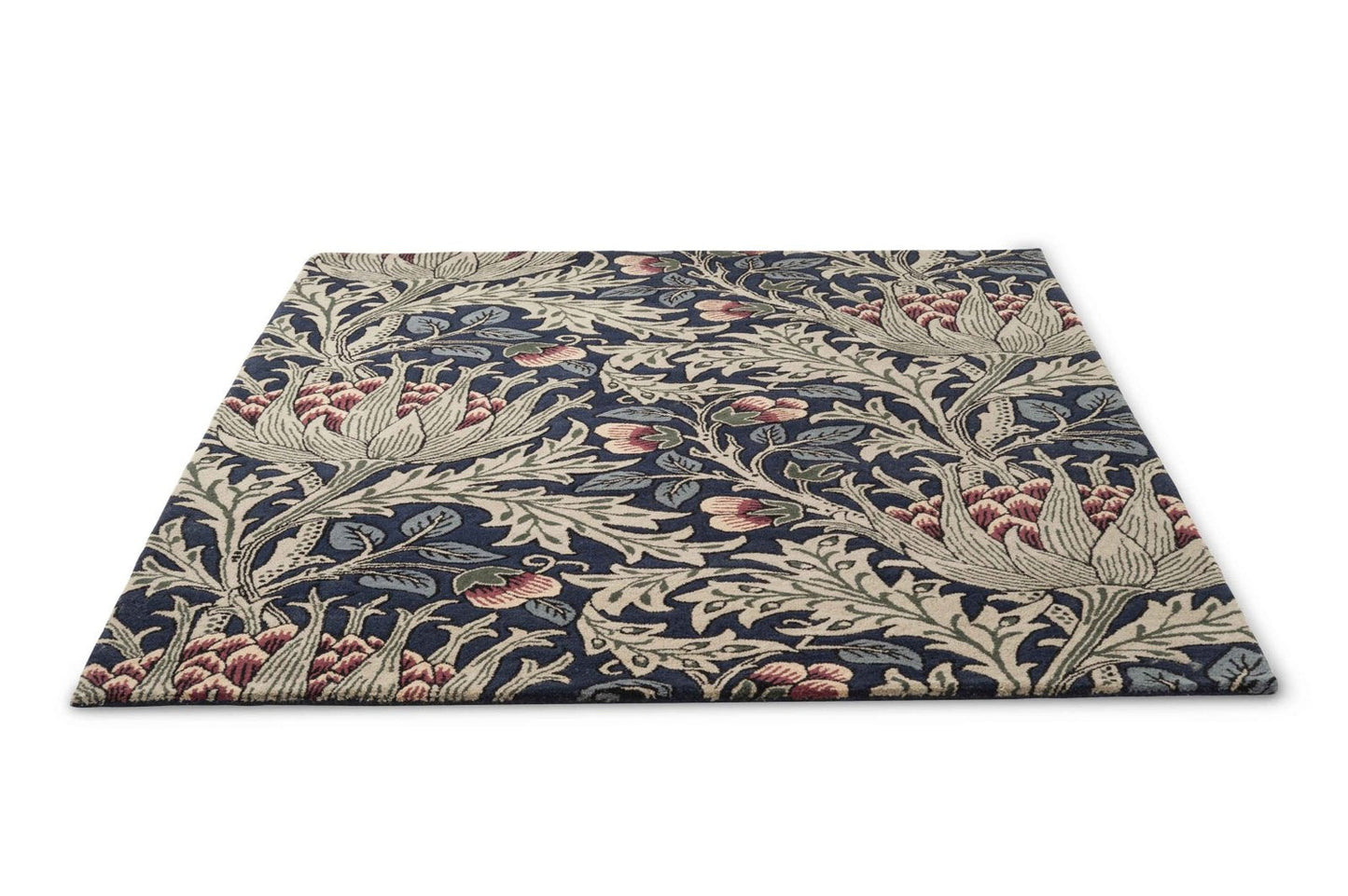 Morris Charcoal Handmade Tufted Wool Carpet - Floorshot