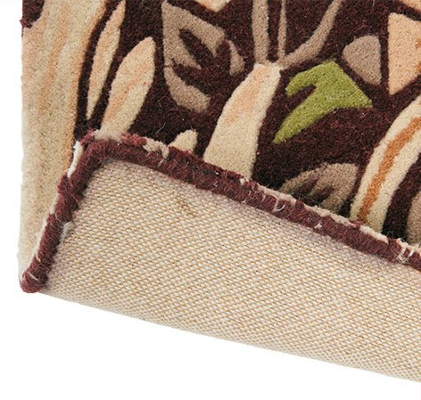 Pimpernal Vista Handmade Tufted Wool Carpet - Corner