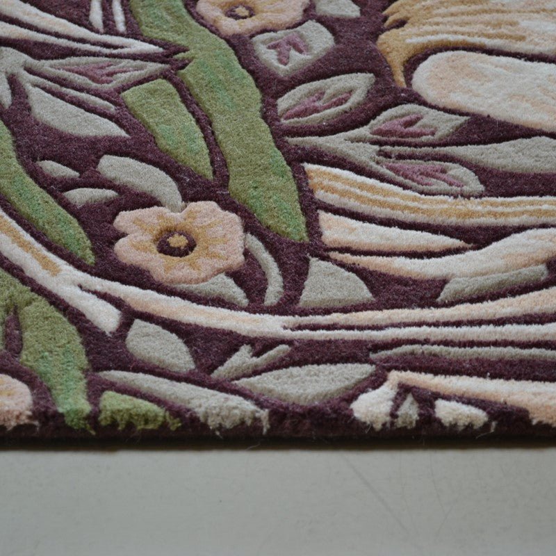 Pimpernal Vista Handmade Tufted Wool Carpet - Corner