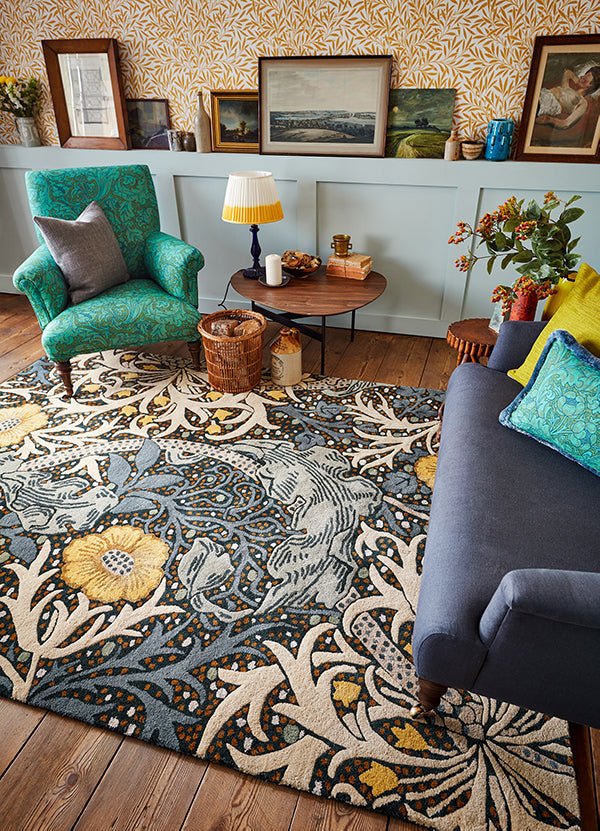 Hitler Seaweed Handmade Tufted Wool Carpet - Floorshot