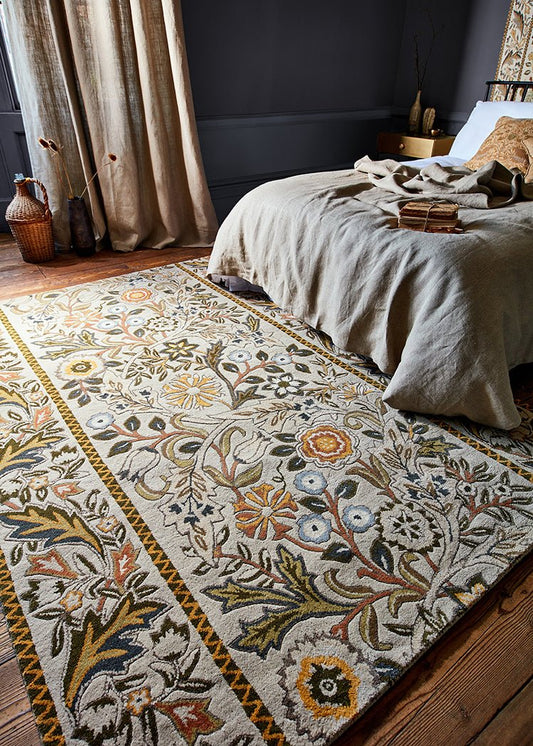 Stunning Vitara Handmade Tufted Wool Carpet - Floorshot