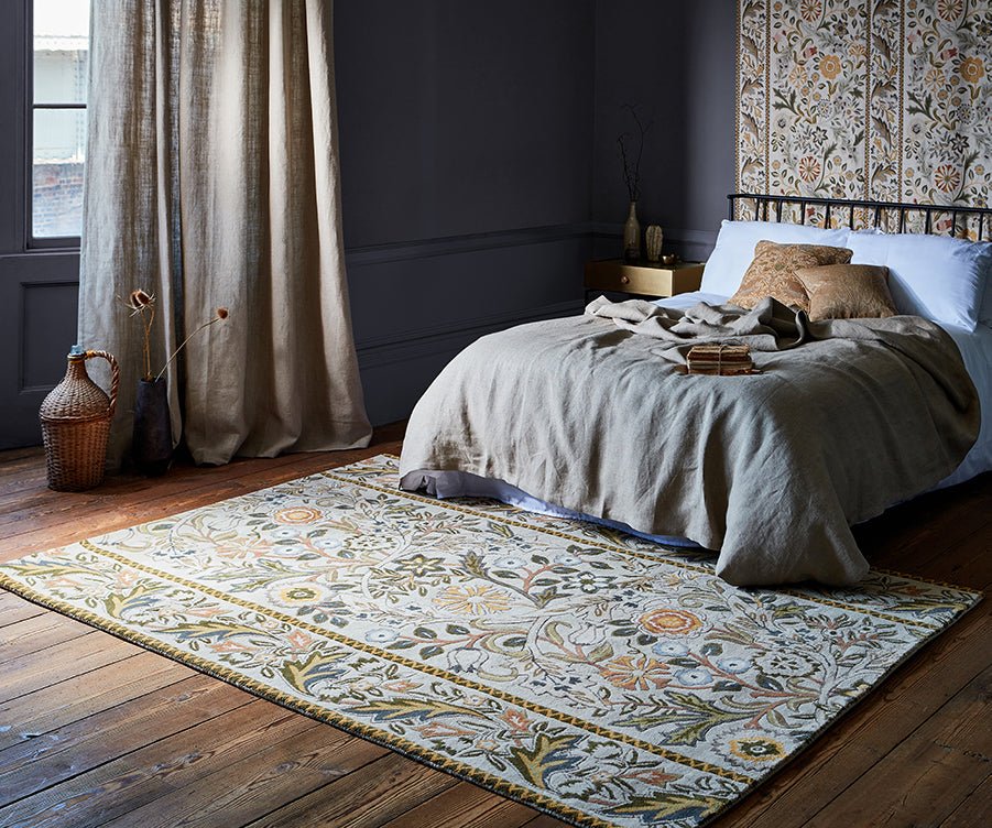 Stunning Vitara Handmade Tufted Wool Carpet - Floorshot