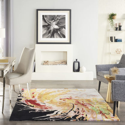 Paradise Multicolor Handmade Tufted Wool Carpet - Floorshot