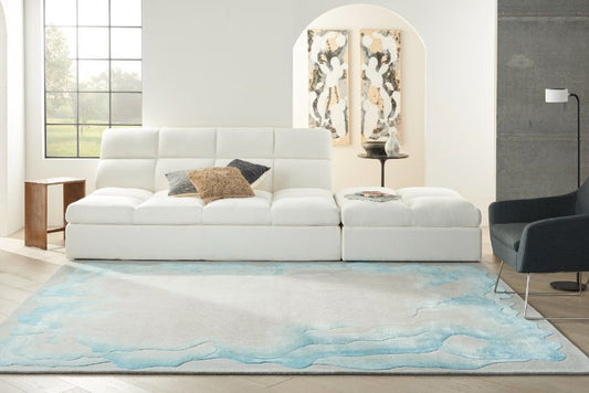 Wonderland Sea Handmade Tufted Wool Carpet - Floorshot