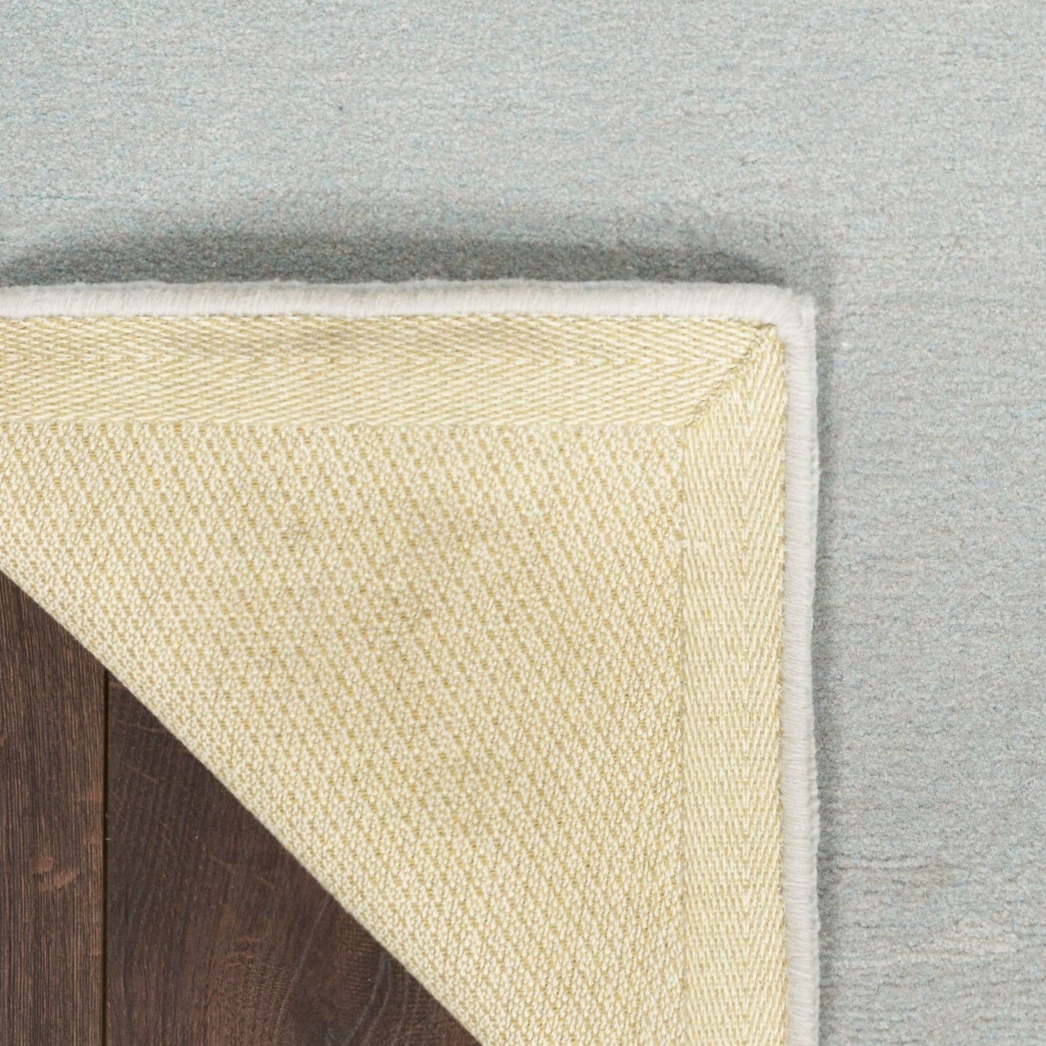 Seafoam Dezire Handmade Tufted Wool Carpet - Corner