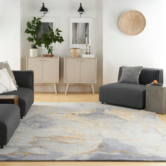 Italian Linen Handmade Tufted Wool Carpet - Floorshot