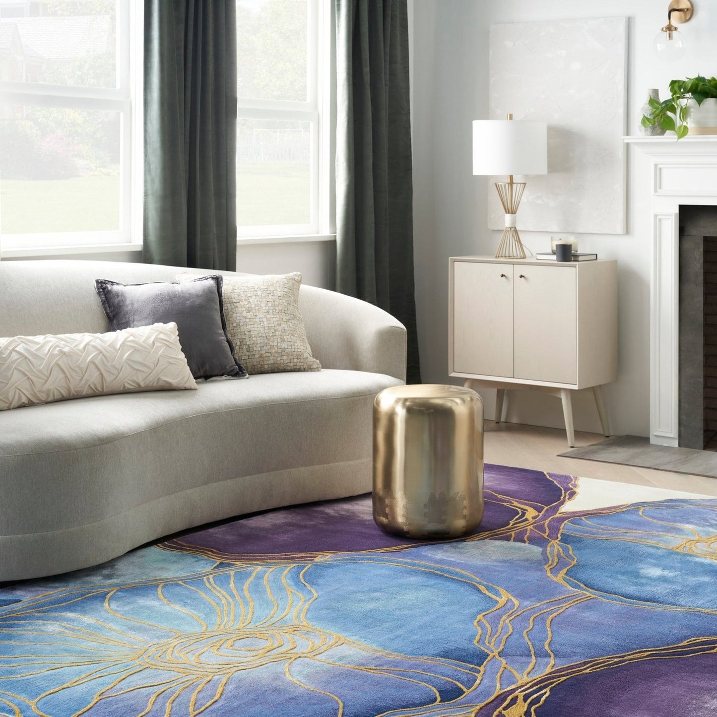 Alexian Florida Handmade Tufted Wool Carpet - Floorshot