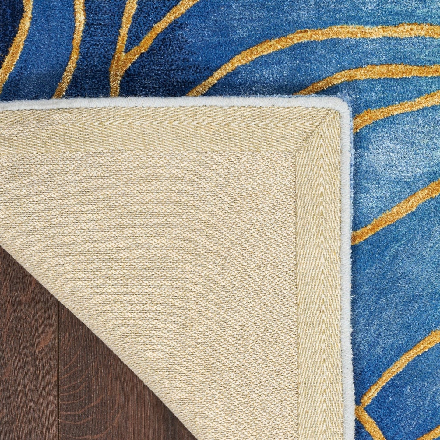 Alexian Florida Handmade Tufted Wool Carpet - Corner