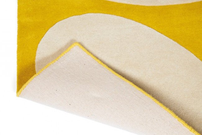 Radiator Stem Handmade Tufted Wool Carpet - Corner
