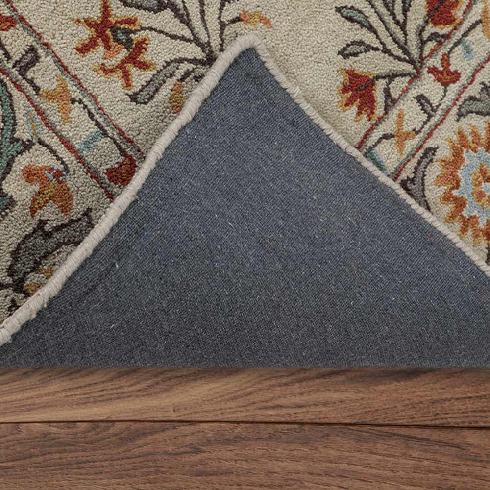 Royal Haven Handmade Tufted Wool Carpet - Corner