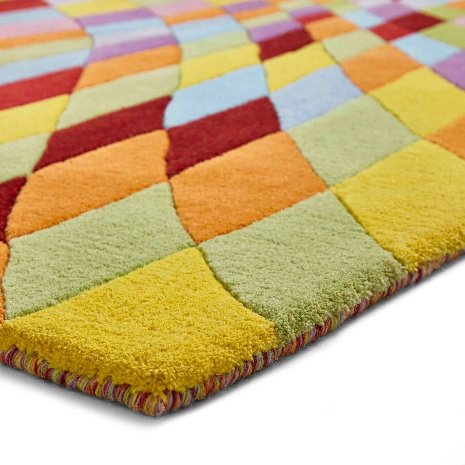 Fronx Rival Handmade Tufted Wool Carpet - Corner