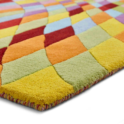 Fronx Rival Handmade Tufted Wool Carpet - Corner