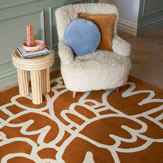 Squingle Luxe Handmade Tufted Wool Carpet - Floorshot