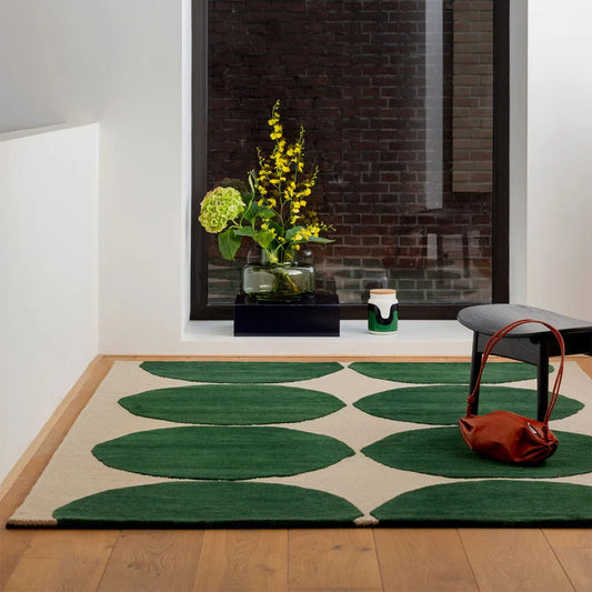 Stone Clutter Handmade Tufted Wool Carpet - Floorshot