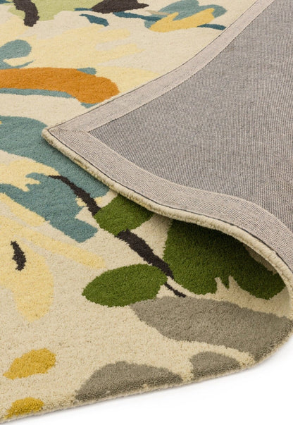 Treasure Quilt Handmade Tufted Wool Carpet - Corner