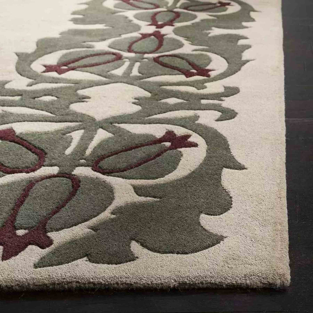 Alexander Punch Handmade Tufted Wool Carpet - Corner