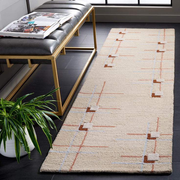 Asphalt Ninja Handmade Tufted Wool Carpet - Floorshot