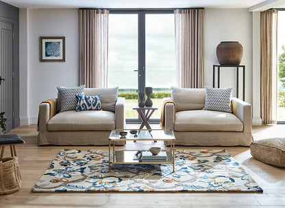 Ciaz Fronxed Handmade Tufted Wool Carpet - Floorshot