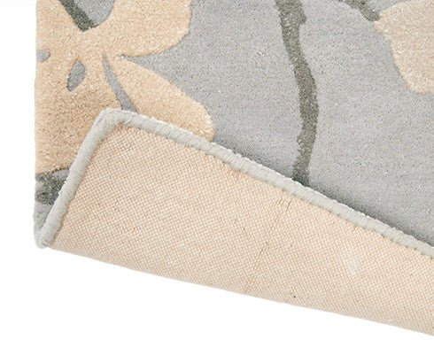 Anthea Tranquil Handmade Tufted Wool Carpet - Corner