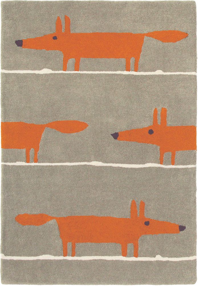 Scion Fox Handmade Tufted Wool Carpet - Headshot