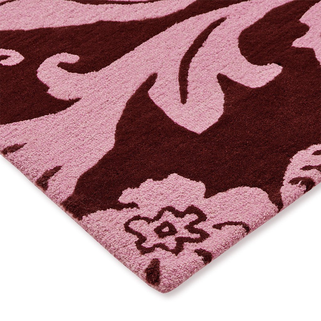 Devil Beetle Handmade Tufted Wool Carpet - Corner