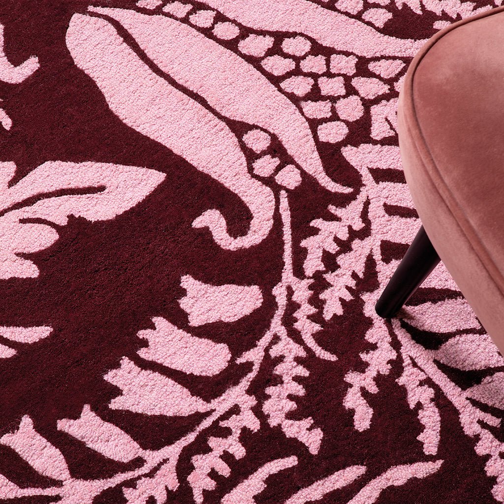 Devil Beetle Handmade Tufted Wool Carpet - CloseUp