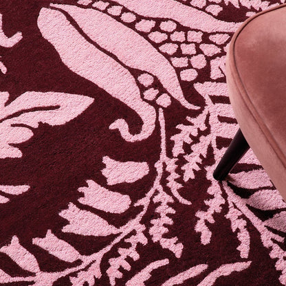 Devil Beetle Handmade Tufted Wool Carpet - CloseUp