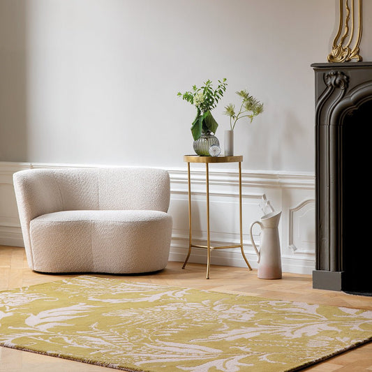 Crystal Clear Handmade Tufted Wool Carpet - Floorshot