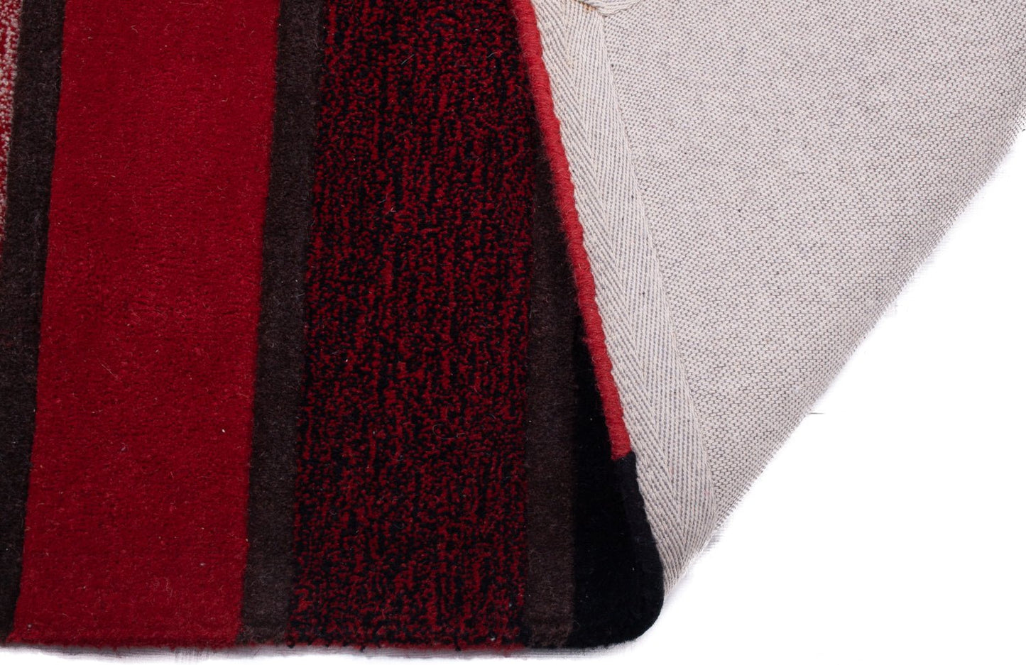 Wonderland Sea Handmade Tufted Wool Carpet - Corner