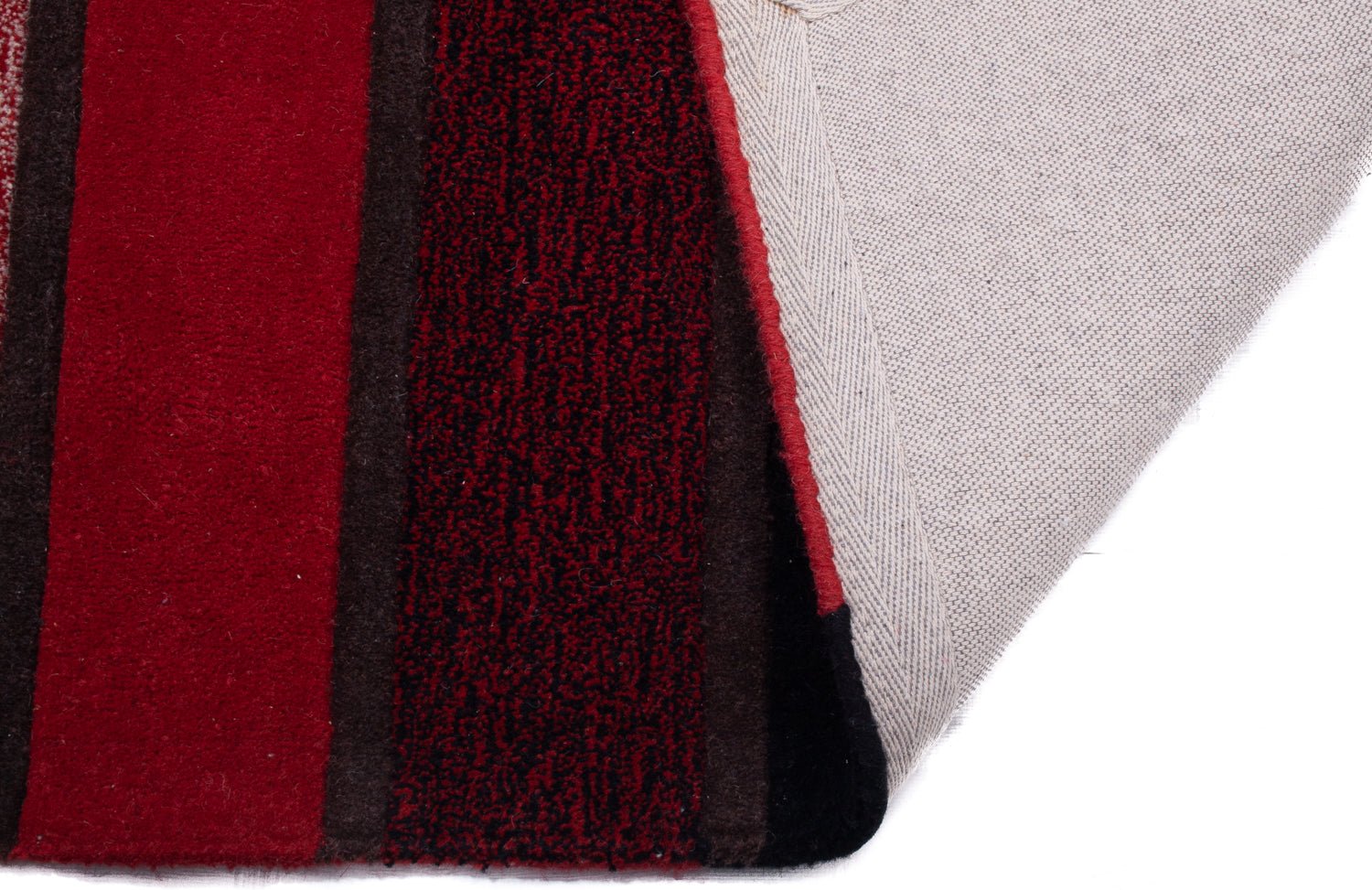 Wonderland Sea Handmade Tufted Wool Carpet - Corner