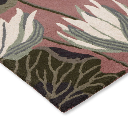 Christano Span Handmade Tufted Wool Carpet - Corner